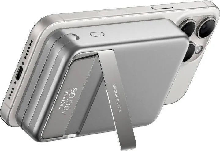 EcoFlow RAPID powerbank magnetic, 10000mAh (argintiu)