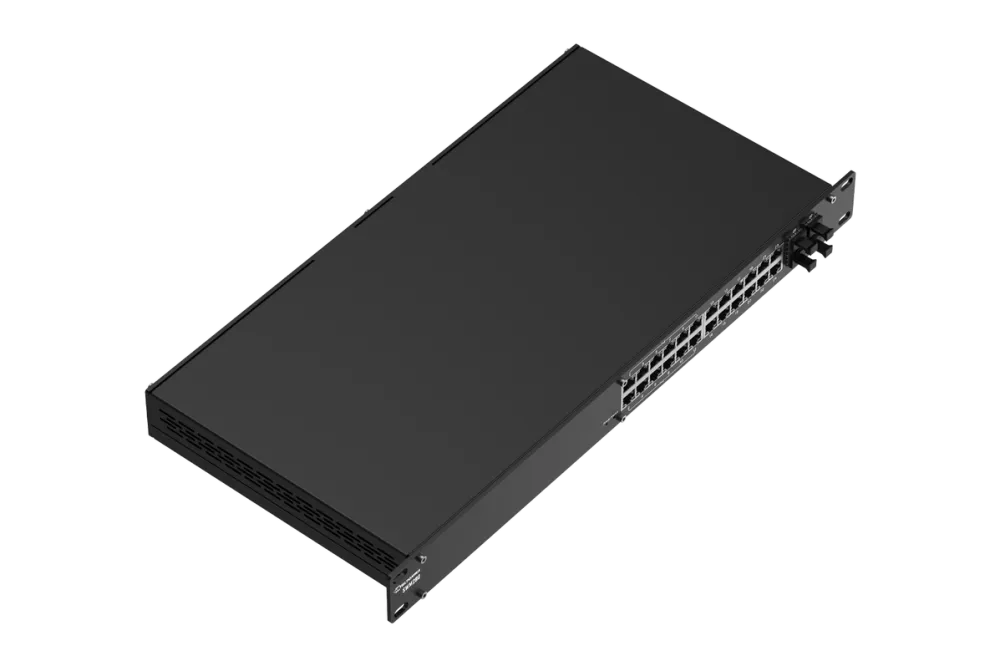 Switch TELTONIKA Managed PoE+ 12x PoE+& 12 x Gigabit Ethernet ports PROFINET and MRP support
