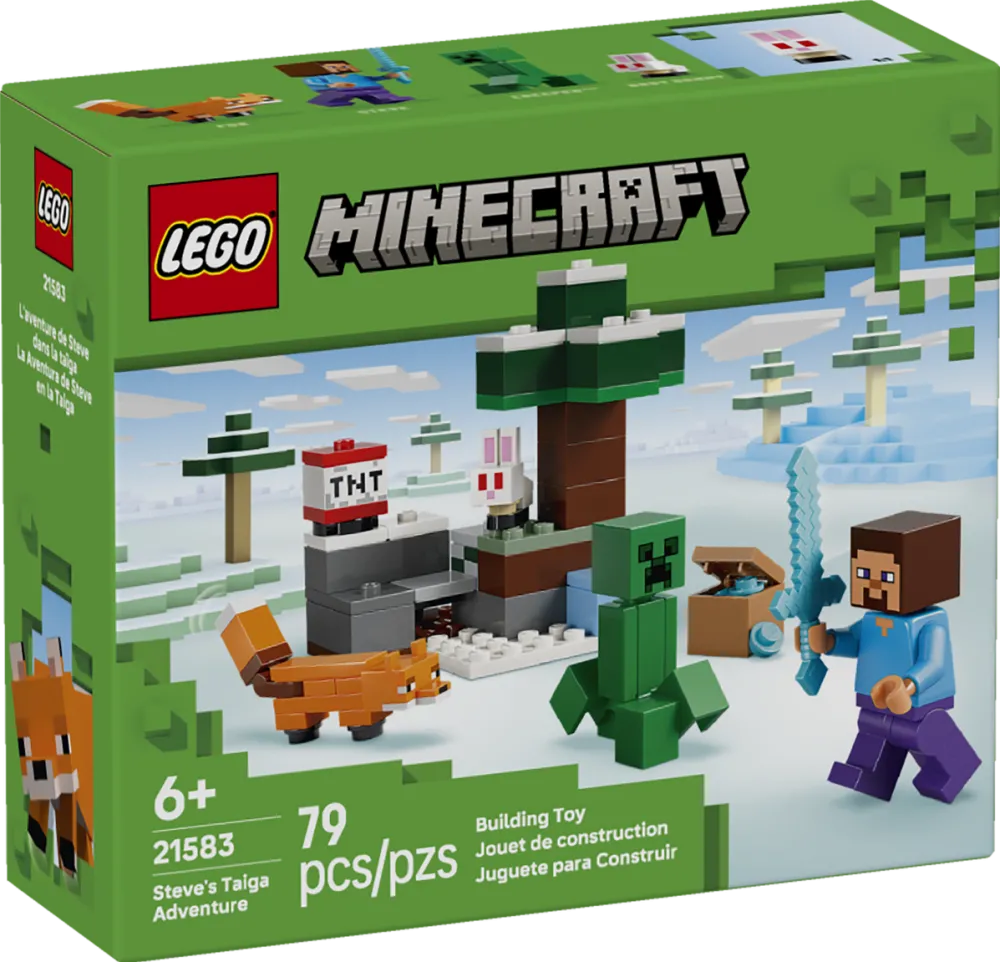 LEGO MINECRAFT 21583 Steve's Taiga Adventure