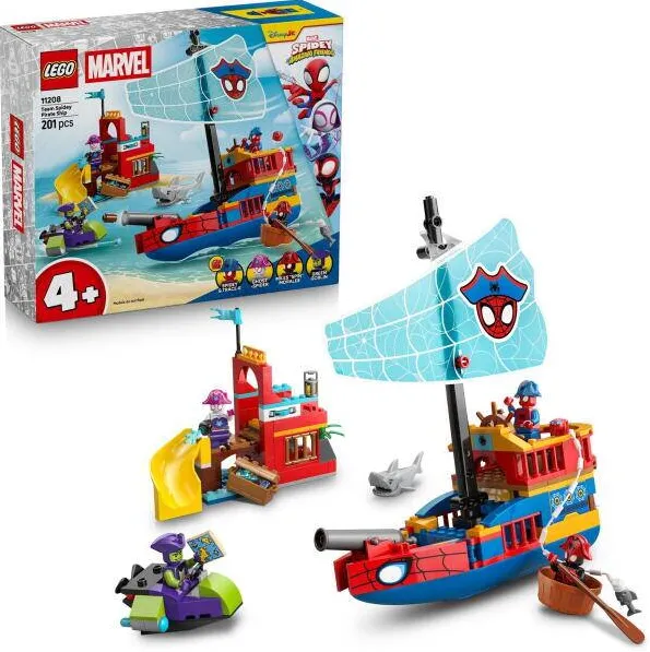 LEGO MARVEL 11208 Team Spidey Pirate Ship