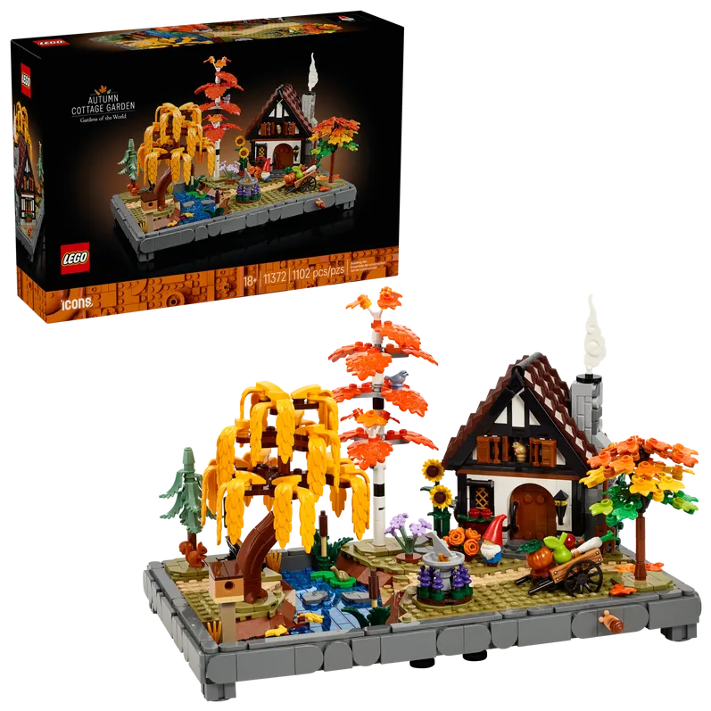LEGO ICONS 11372 Autumn Cottage Garden