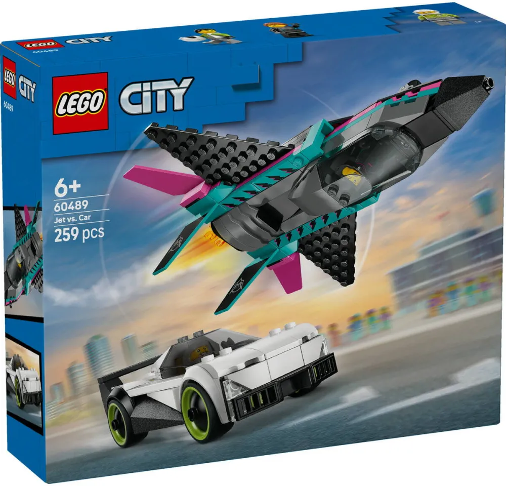 LEGO CITY 60489 Jet vs Car