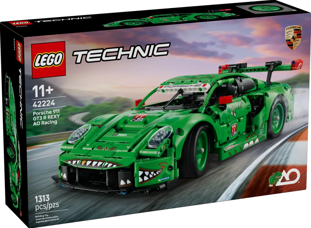 LEGO TECHNIC 42224 Porsche 911 GT3 R REXY AO Racing Car