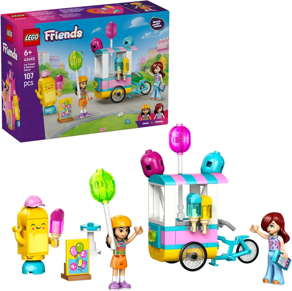 LEGO Friends 42692 Stand cu inghetata si baloane