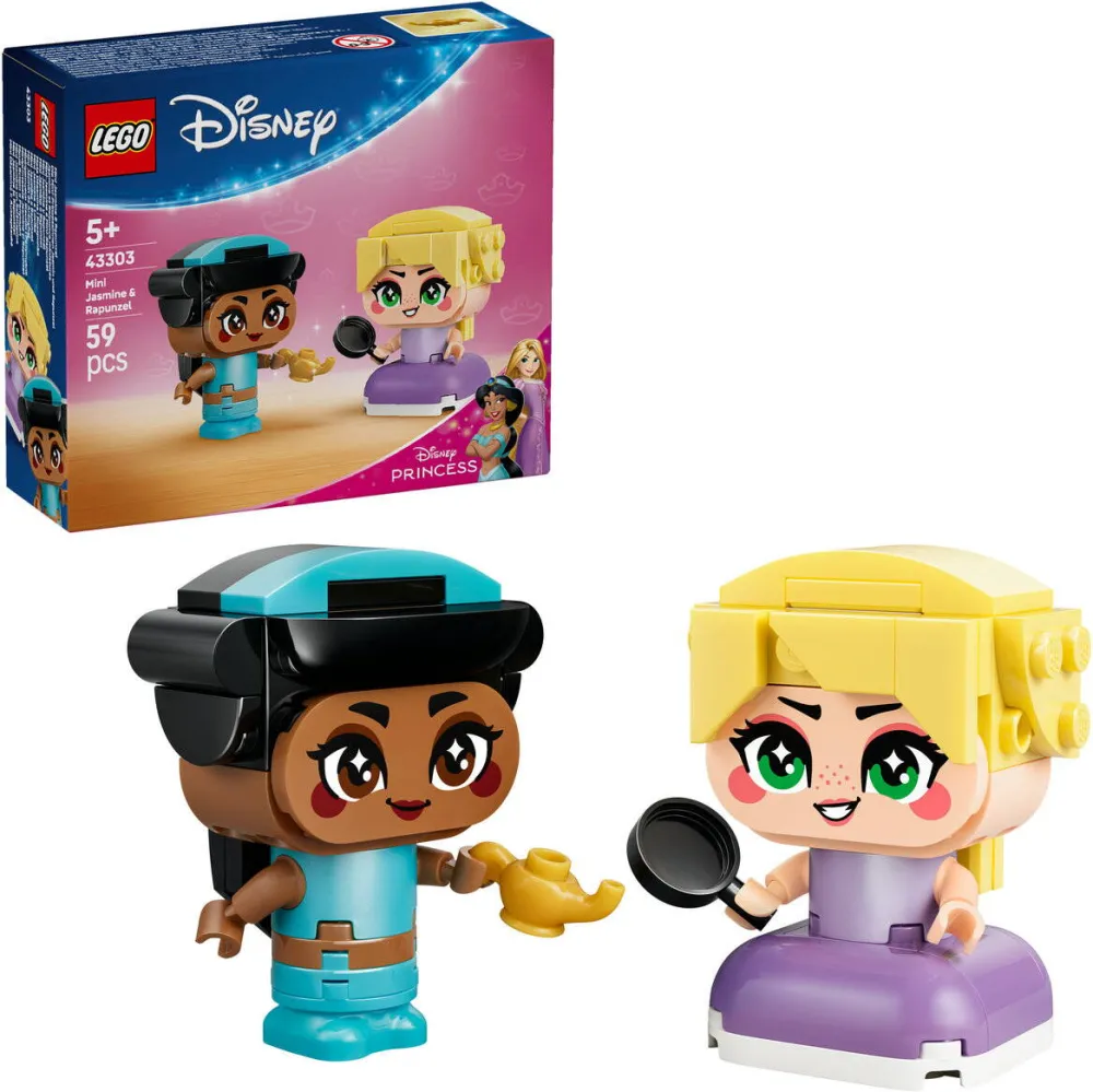 LEGO Disney Princess 43303 Miniprintesele Jasmine si Rapunzel
