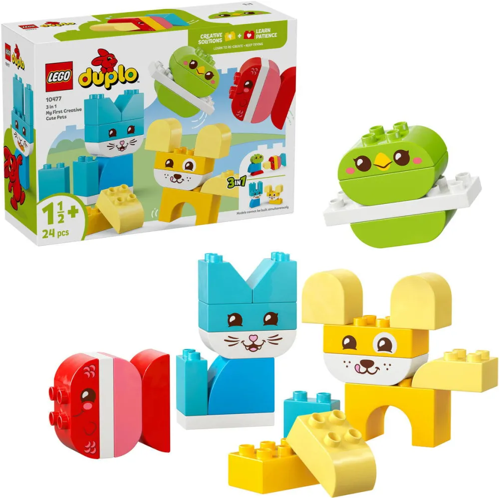LEGO DUPLO MY FIRST Animalute de companie creative 3 in 1