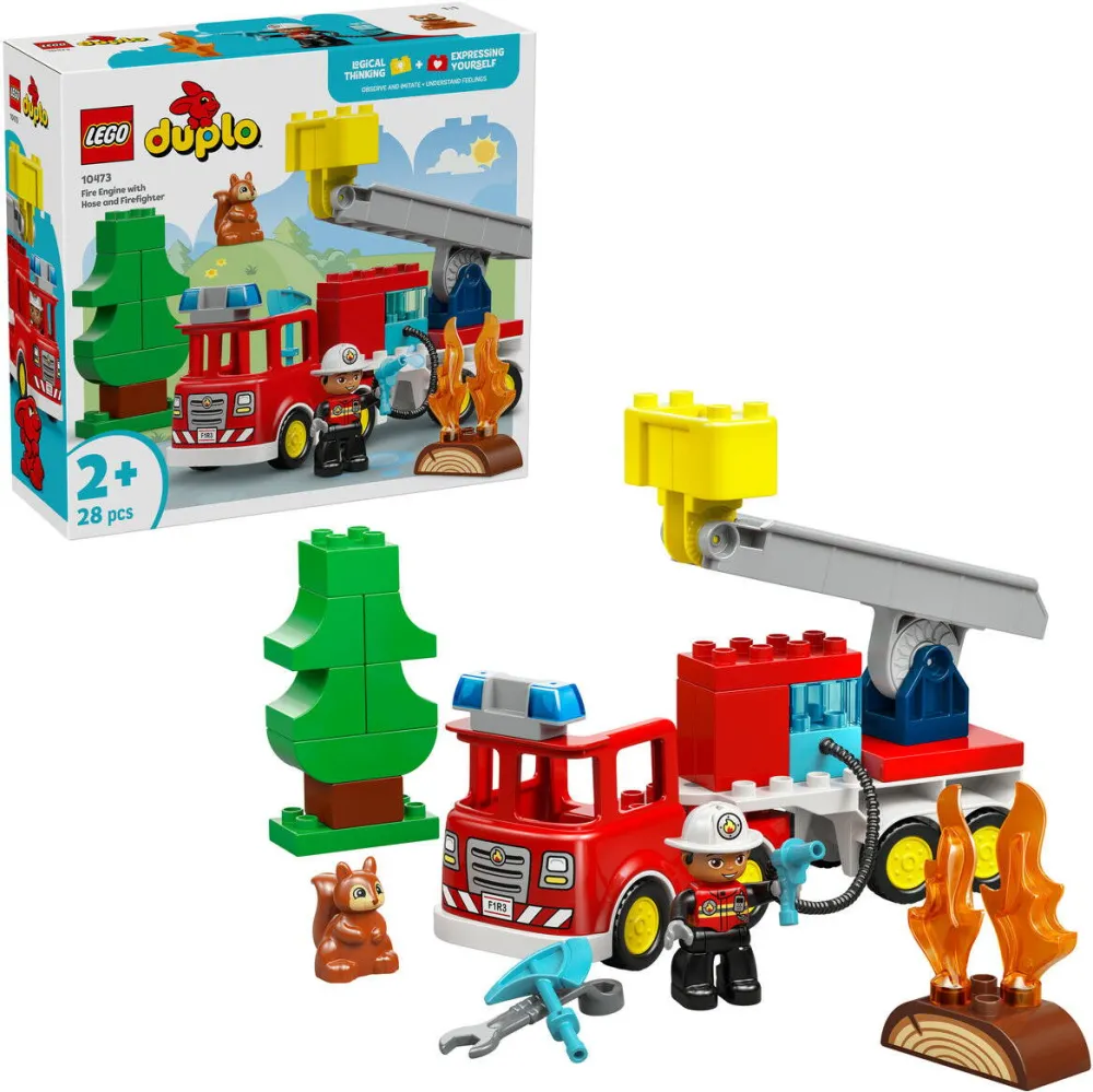 LEGO DUPLO TOWN 10473 Camion de pompieri cu furtun si pompier