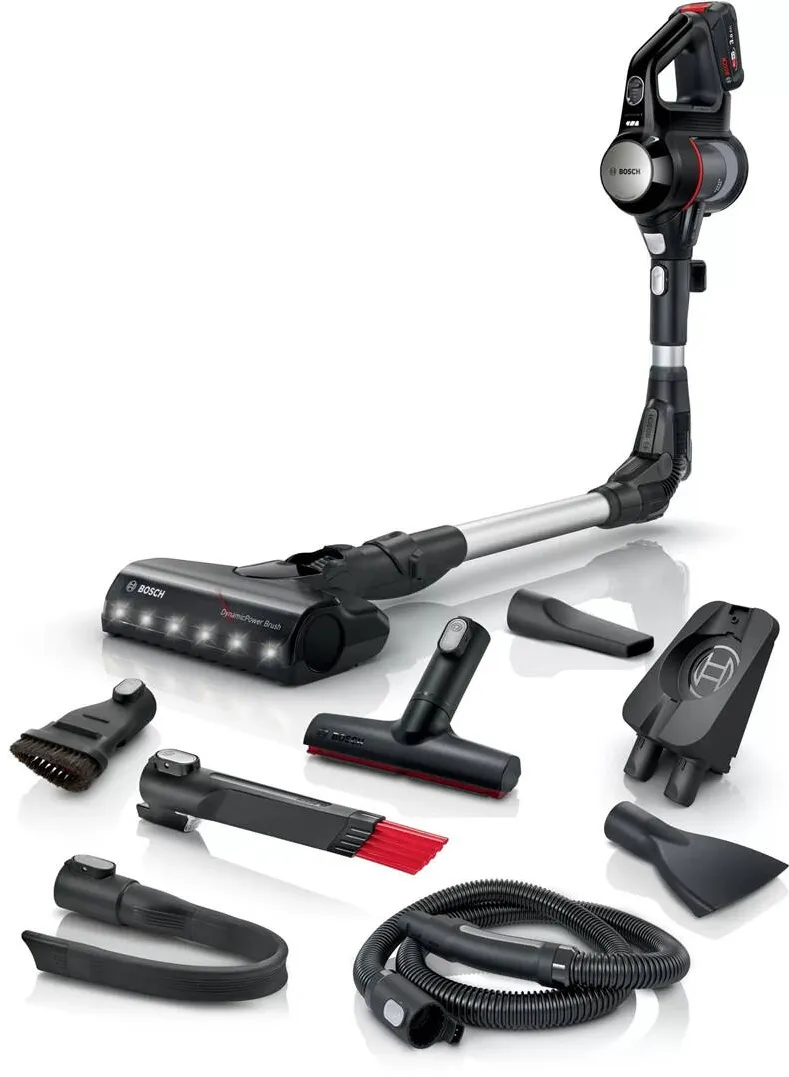 Aspirator BOSCH BCS711PET Stick vacuum Battery Dry Bagless 0.3 L Black, Red 3 Ah