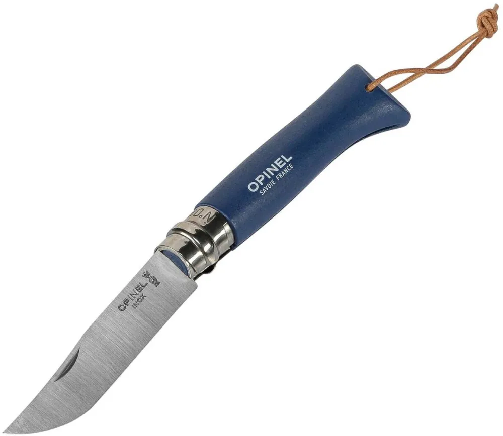 Opinel Cutit de buzunar Opinel No. 08 albastru cu teaca