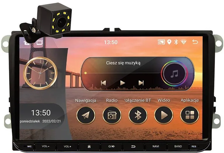 Player Auto Blow Car Radio CP02 2DIN 9 inch Touch Screen Android/WiFi/GPS/CARPLAY