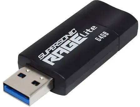 Memorie USB Patriot Supersonic Rage Lite 3.2 Gen 1 Flash Drive 64GB