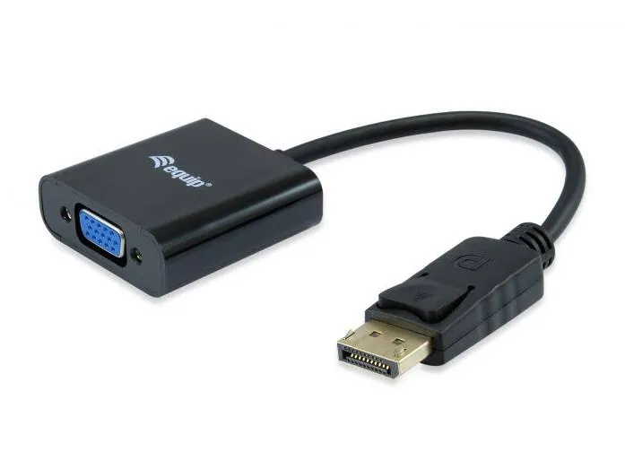 Adaptor EQUIP DisplayPort->VGA St/Bu 1920x1080/60Hz Negru