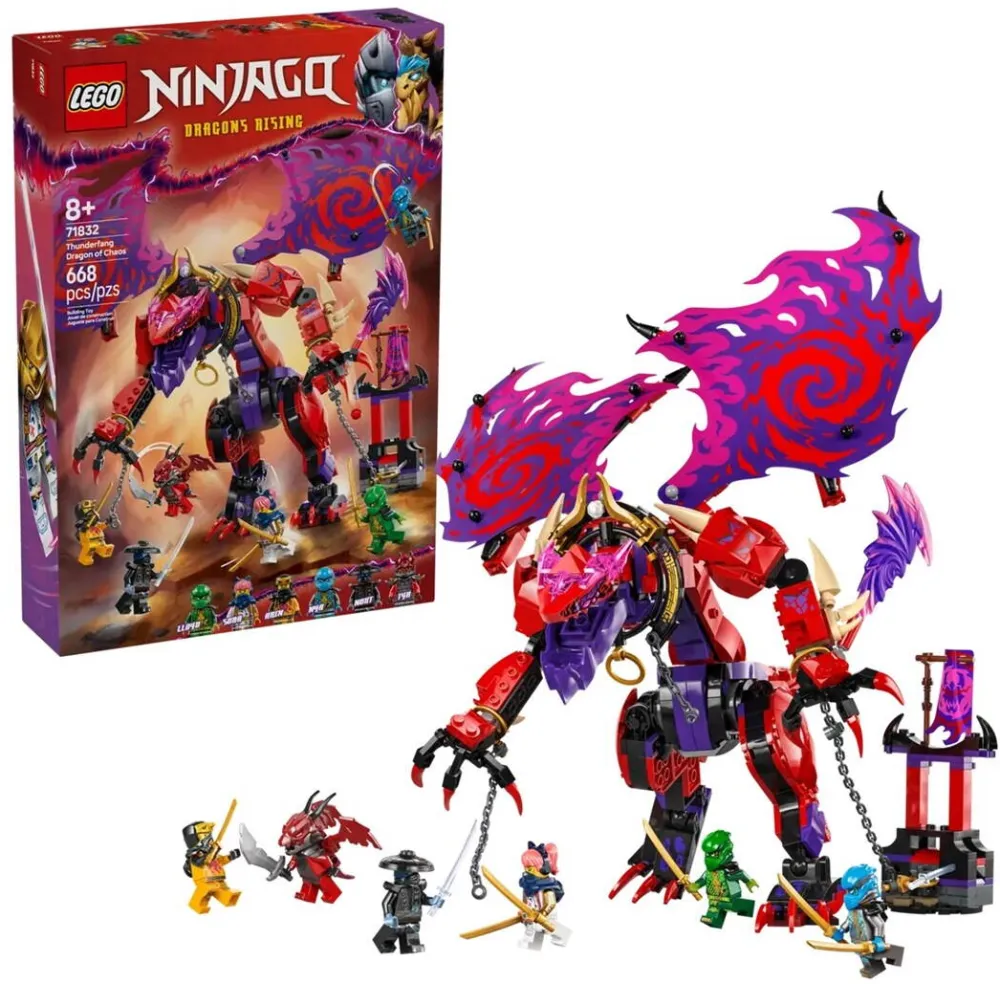 LEGO NINJAGO 71832 Thunderfang Dragon of Chaos