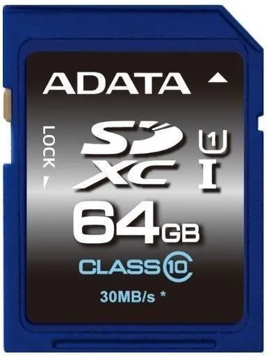 Card de Memorie ADATA SDXC Premier 64GB UHS-I U1 Clasa 10