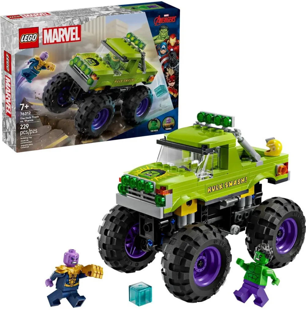 LEGO MARVEL 76312 The Hulk Truck vs. Thanos