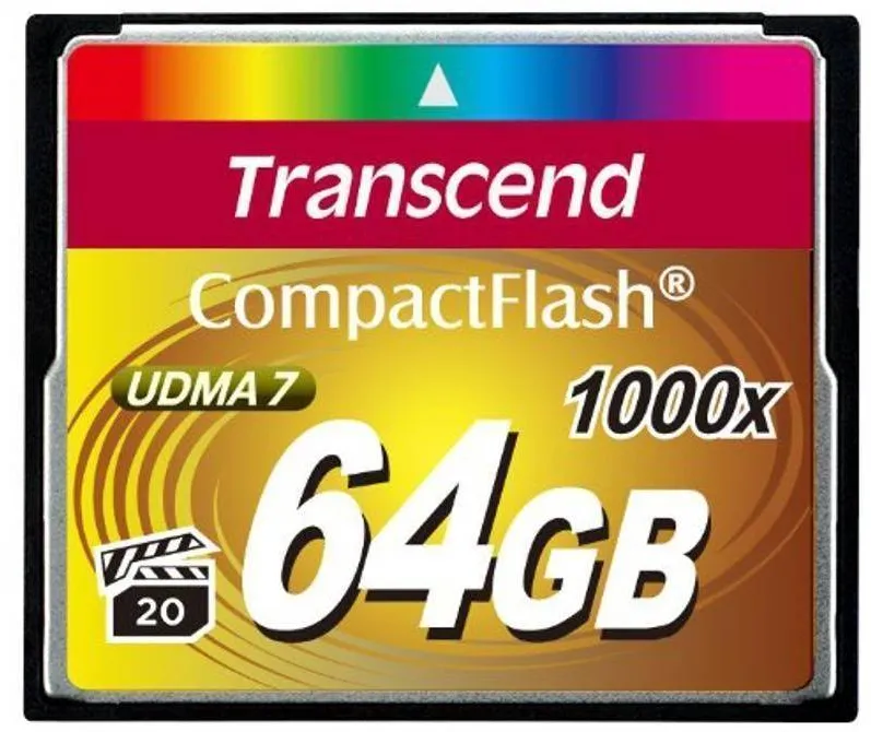 Card de Memorie Transcend Compact Flash 1000x 64GB