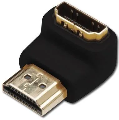 Adaptor Assmann 1x HDMI Female - 1x HDMI Male, v2.0, conector 90 grade