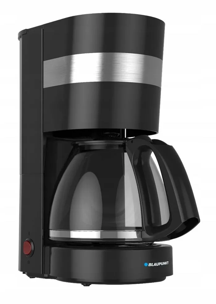 Cafetiera Blaupunkt CMD401, 800 W, 1.25 l, Filtru permanent, Timer, Design ergonomic, Negru