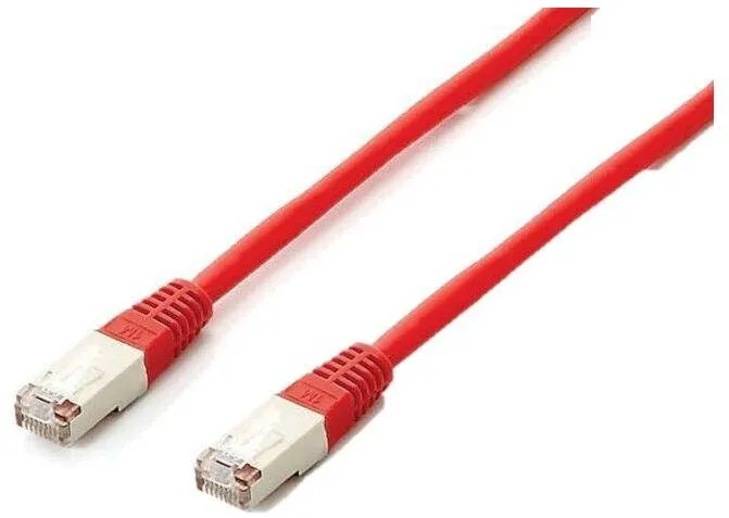 Cablu Retea EQUIP Cat6A S/FTP 2xRJ45 20.00m rot Plat.LSZH Polybeutel