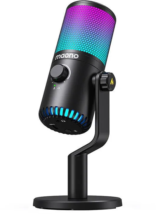 Microfon Maono Mikrofon Gamingowy Maono DM30RGB (czarny)