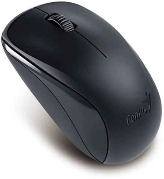 Mouse GENIUS MOUSE Genius, "NX-7000", PC sau NB, wireless, 2.4GHz, optic, 1200 dpi, butoane/scroll 3/1, , negru, "31030027400" (timbru verde 0.18 lei)