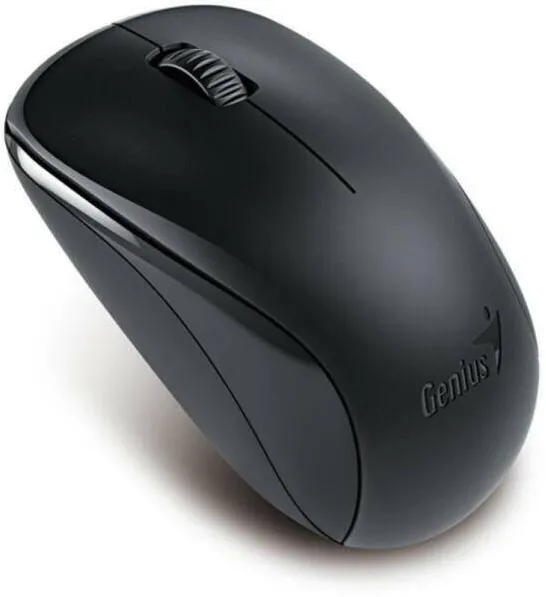 Mouse GENIUS NX-7000X, PC sau NB, wireless, 2.4GHz, optic, 1200 dpi, butoane/scroll 3/1, USB-A, Negru