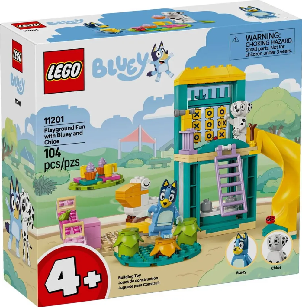 Set LEGO Bluey 11201 Distractie la locul de joaca cu Bluey si Chloe