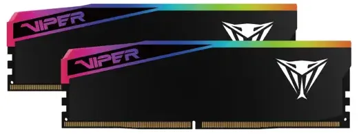 Memorie RAM Patriot Viper Elite 5 Ultra RGB, INTEL XMP, AMD EXPO DDR5 - 32GB - 6000 - CL - 28 (2x 16 GB) Dual Kit (black, VEUR532G6028K)