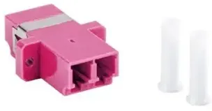 Adaptor LANBERG fibra optica MM LC/UPC duplex OM4
