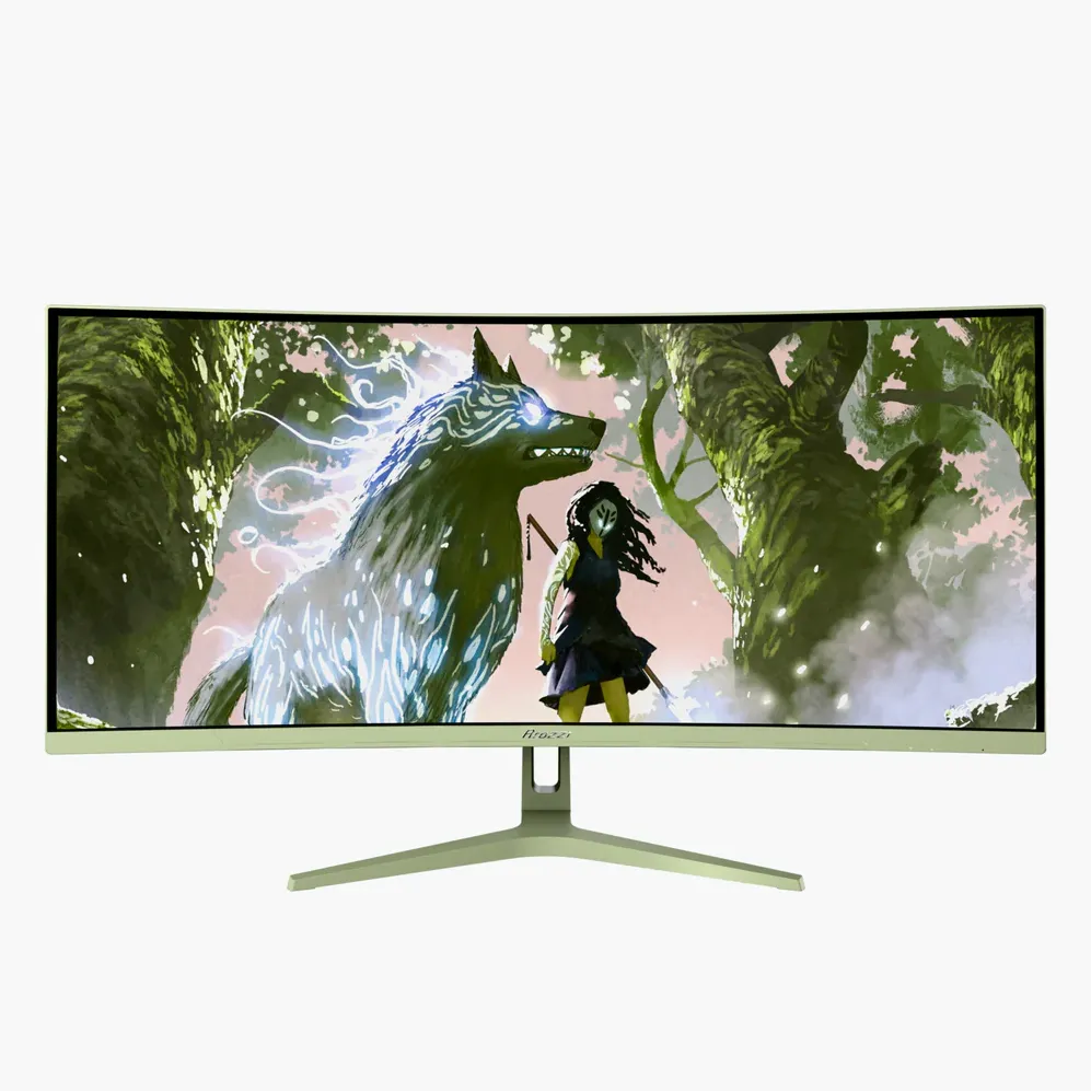 Monitor Arozzi Arozzi Nova 34" VA, 165Hz, Computer Monitor - Forest Green