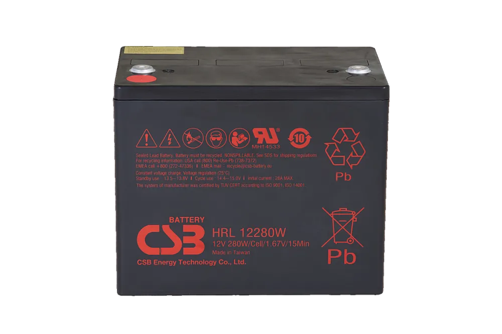 CSB BATTERY CSB Baterie HRL1225W 12V 6Ah 25W Pb F2