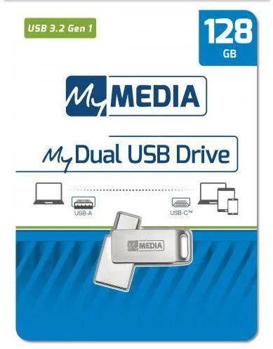 Memorie USB MyMedia Dual 3.2 Gen 1 /USB C 128GB
