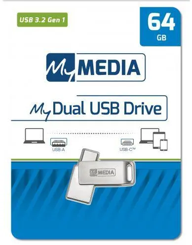 Memorie USB MyMedia Dual 3.2 Gen 1 /USB C 64GB