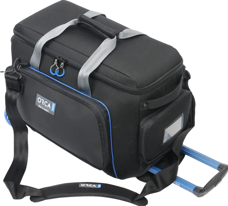 ORCA OR-510 Classic Shoulder Bag Medium w Built-in Trolley