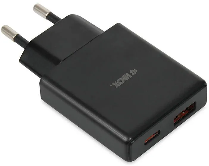 IBOX iBOX C-43 Slim GaN PD30W Wall charger, Black