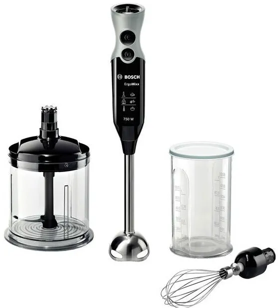 Blender de mana BOSCH MSM67160 750 W 12 trepte viteza negru/gri