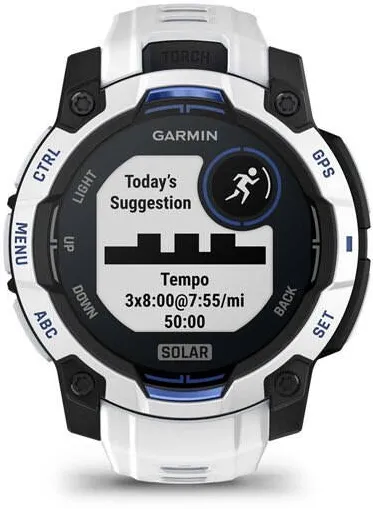 Smartwatch Garmin Garmin Instinct 2.29 cm (0.9") MIP 45 mm Digital 176 x 176 pixels Touchscreen Black, White GPS (satellite)