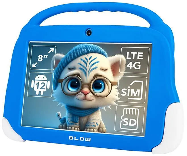 Tableta Blow Tablet KidsTAB8 4G BLOW 4/64GB blue + case