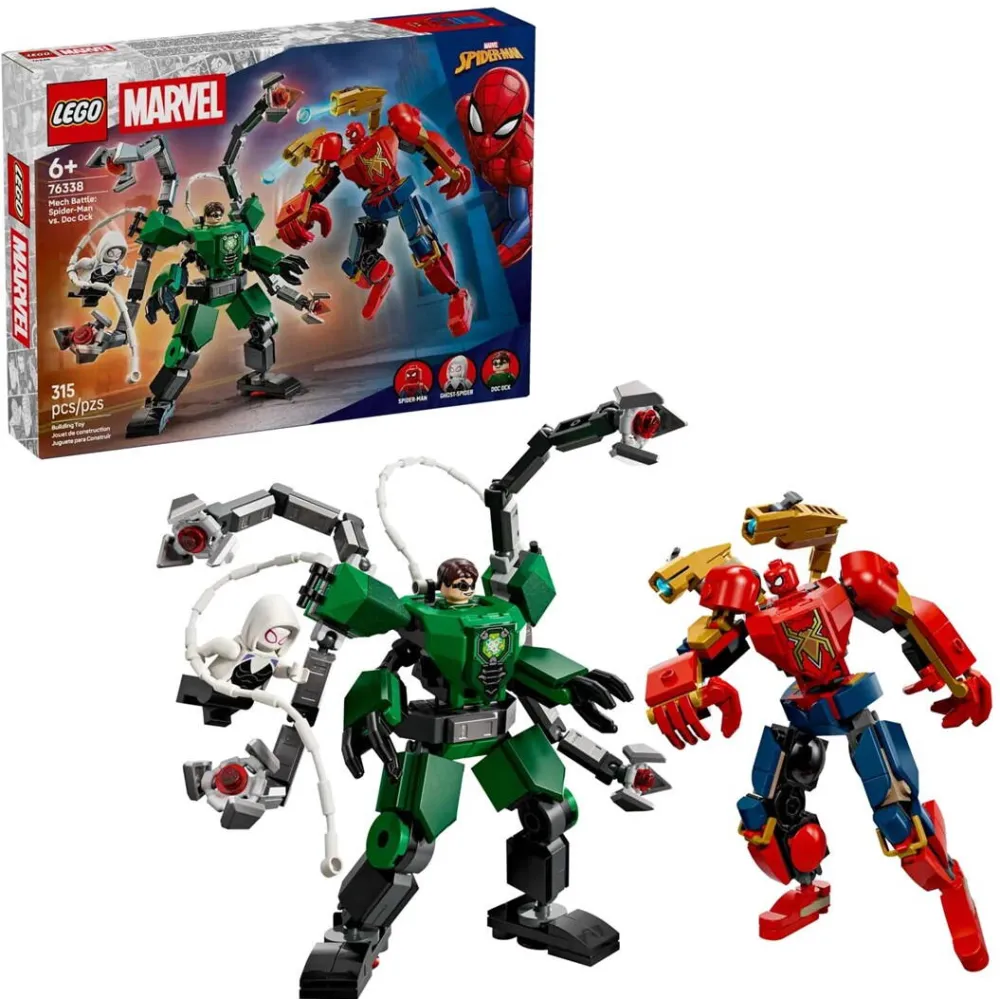LEGO MARVEL 76338 Mech Battle: Spider-Man vs. Doc Ock