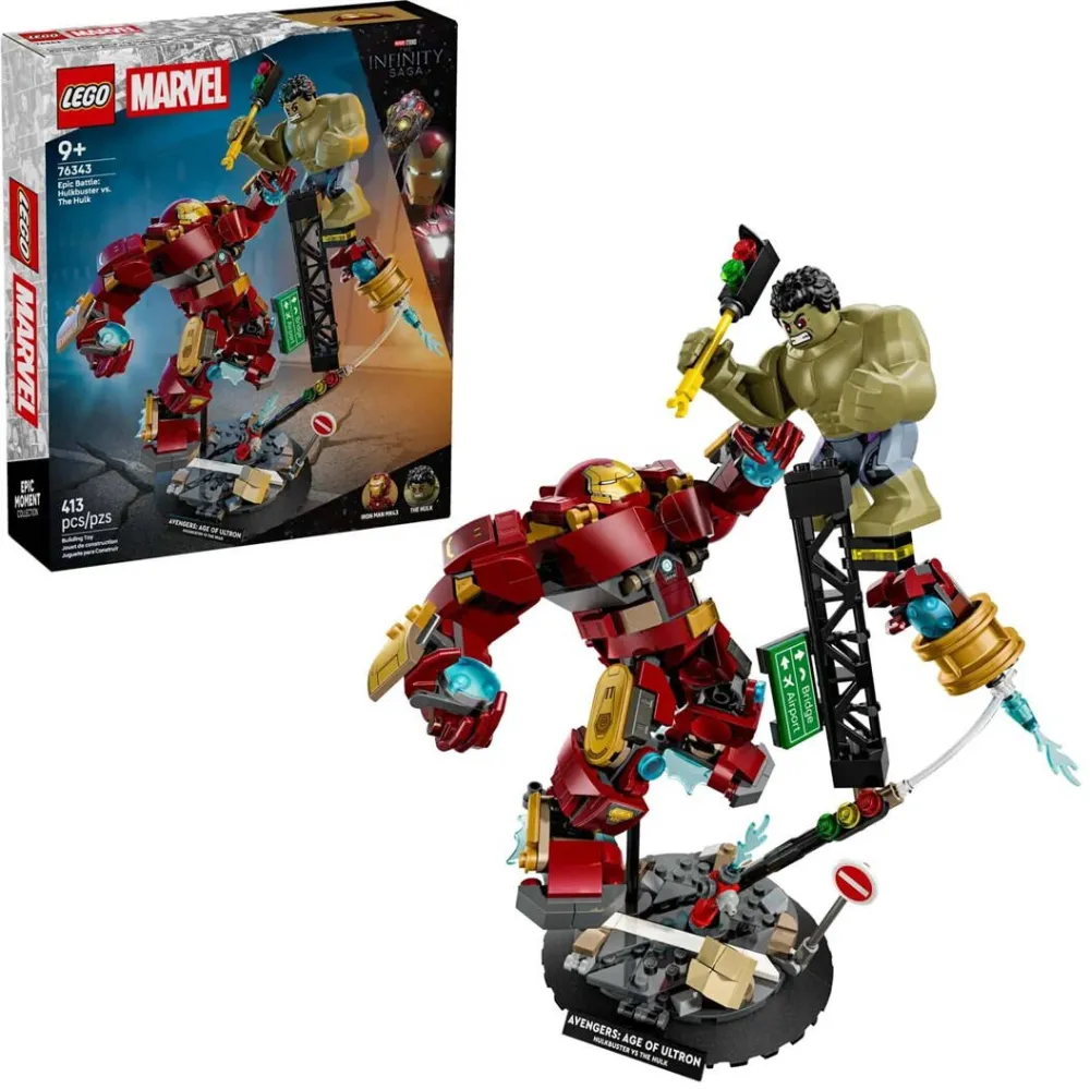 LEGO MARVEL 76343 Epic Battle: Hulkbuster vs. The Hulk