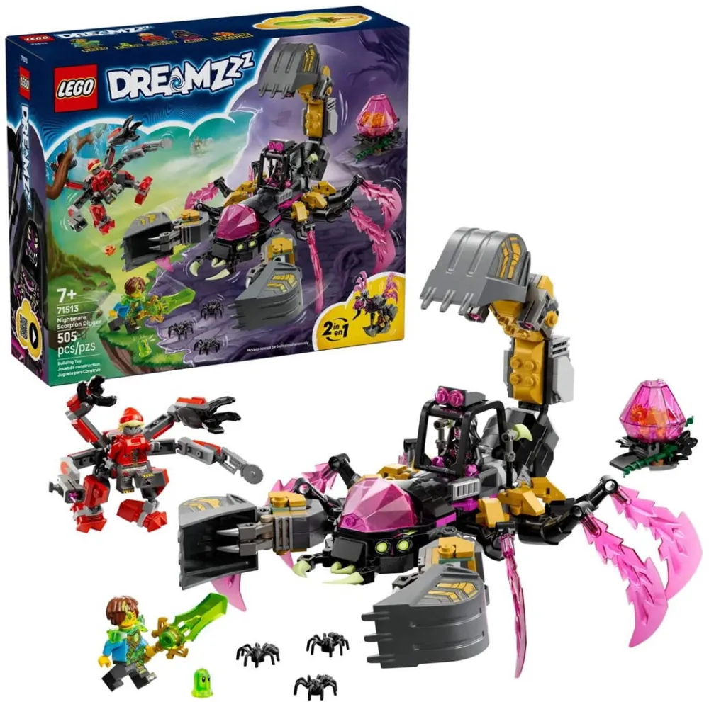 LEGO DREAMZZZ 71513 Nightmare Scorpion Digger
