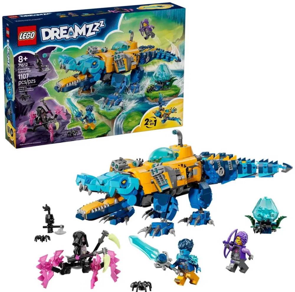 LEGO DREAMZZZ 71512 Crocodile Submarine