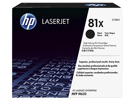 Toner imprimanta HP NR.81X CF281X 25K ORIGINAL LASERJET MFP M630DN
