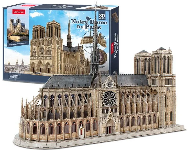 Puzzle Cubic Fun 3D Notre Dame 293 piese