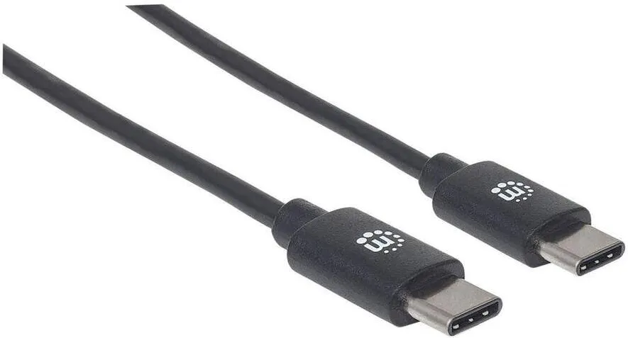 Cablu MANHATTAN USB 2.0 Typ C-3m Negru
