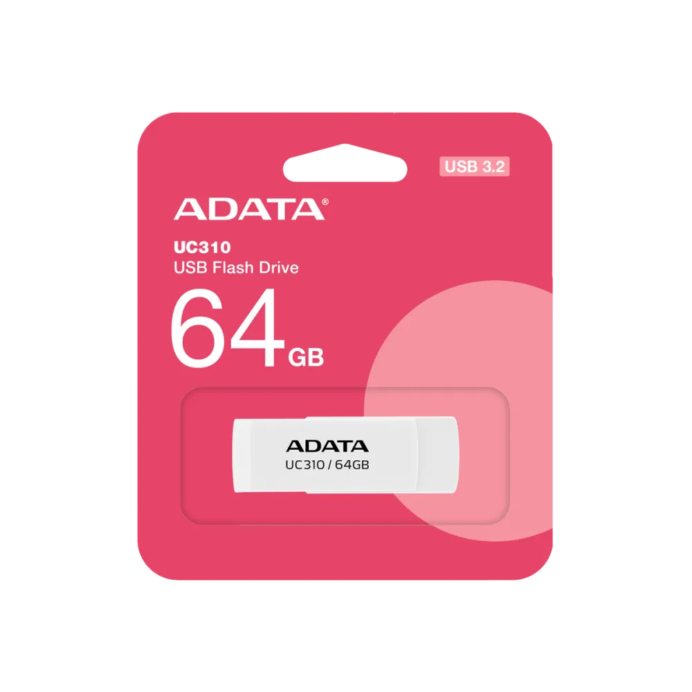 Memorie USB ADATA UC310 64GB USB 3.2 Alb