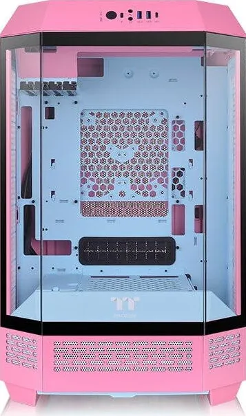 Carcasa PC Thermaltake The Tower 300 Bubble Pink (pink, tempered glass)