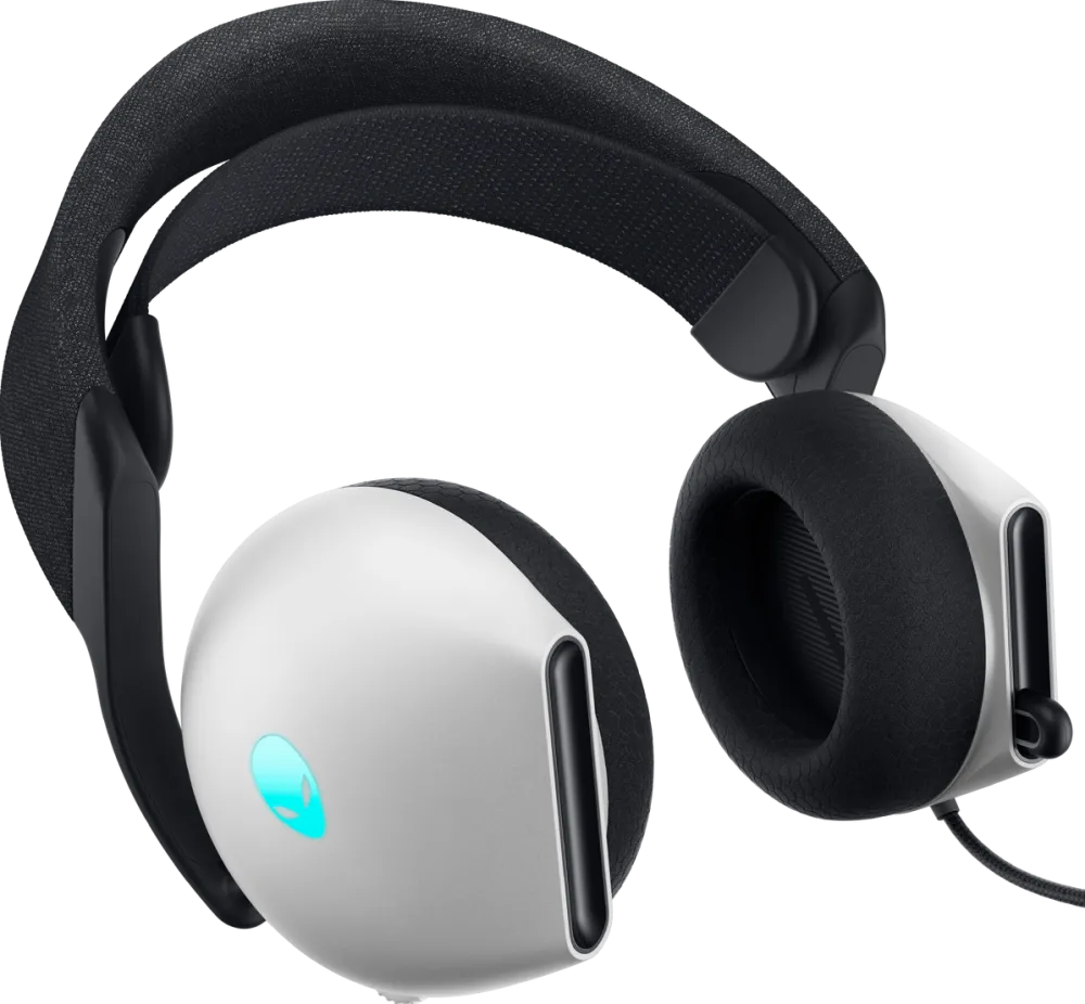 Casti Over-Head Dell Alienware Wired Gaming Headset - AW520H (Lunar Light)