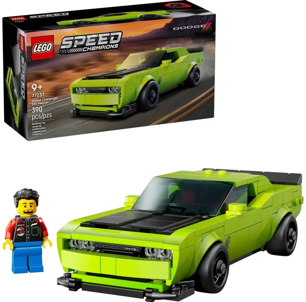 LEGO SPEED CHAMPIONS 77237 Dodge Challenger SRT Hellcat Sports Car