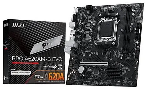Placa de Baza MSI Pro A620AM-B (A620,AM5,mATX,DDR5)